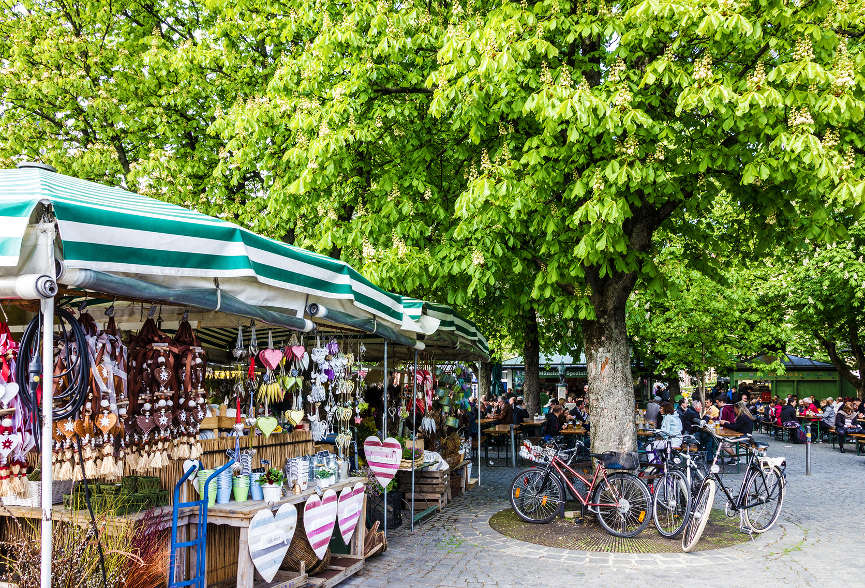 Muenchen Viktualienmarkt