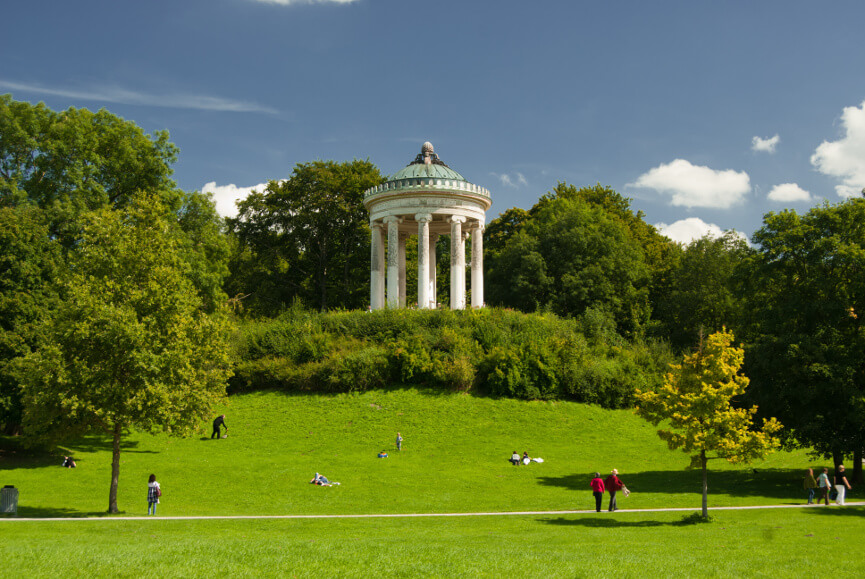 Munich with kids English Garden